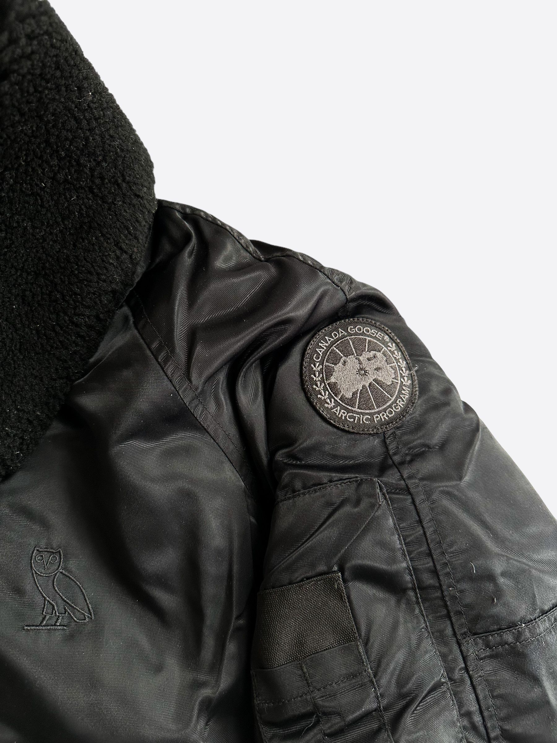 Canada Goose × October's Very Own Canada Goose OVO Black Foxe Black Label Men's Jacket Size US L / EU 52-54 / 3 - 3 Thumbnail
