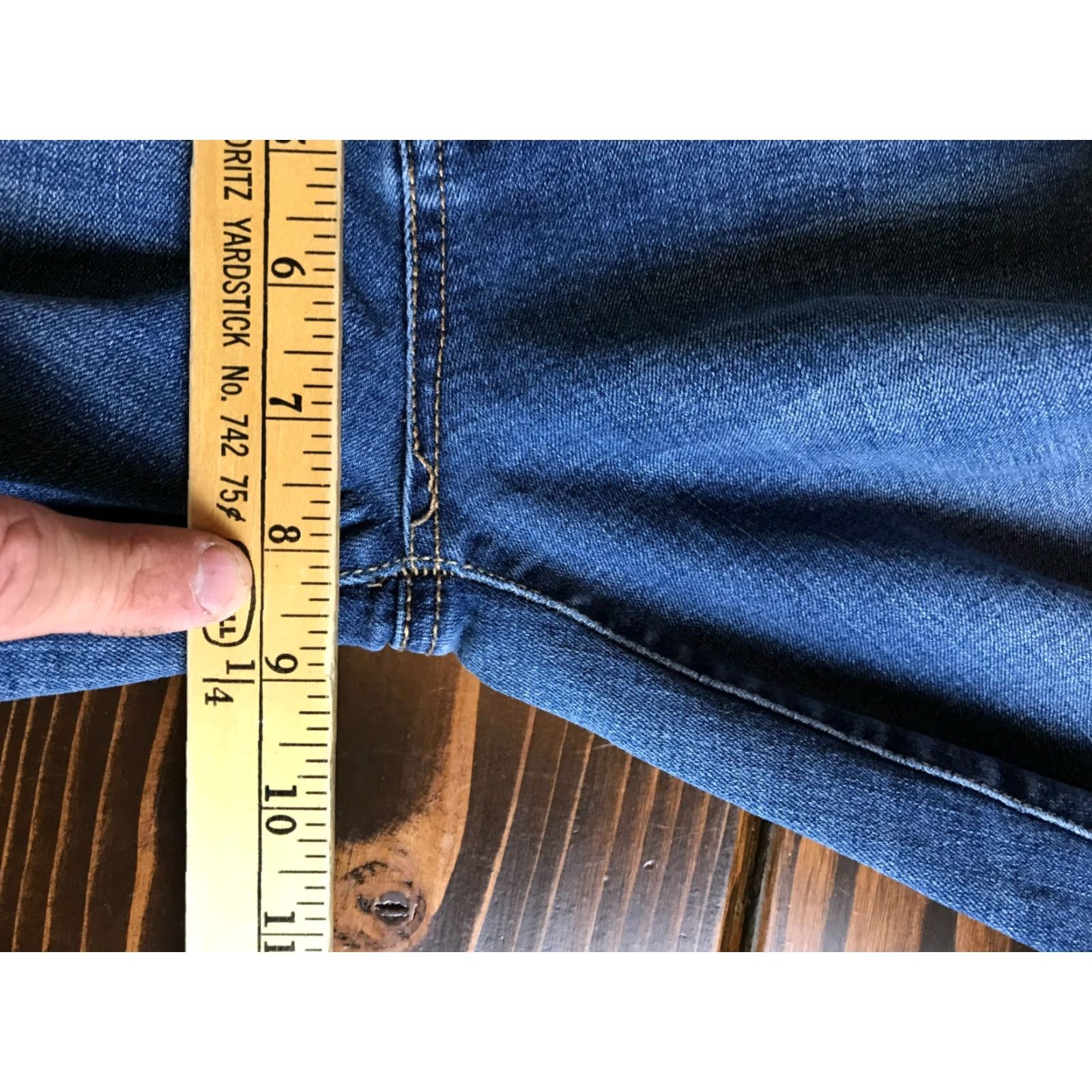 Vintage Aéropostale Jeans Women's 8 Regular Blue Denim Skinny Pockets Jeans 30in Inseam 30.5in Vintage No Size 30" / US 8 / IT 44 - 4 Thumbnail