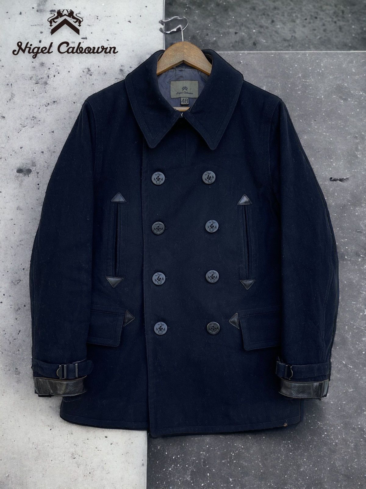 🔥 Nigel Cabourn Double Breasted Pea Coat