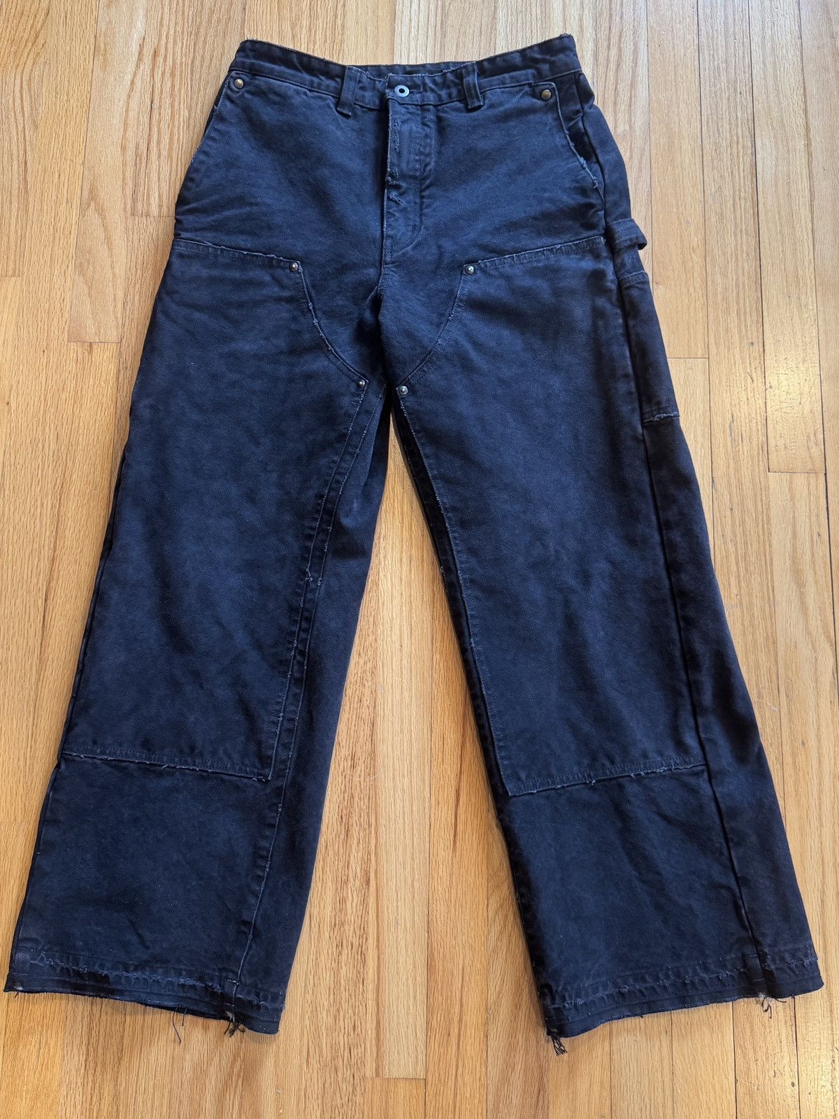 Vuja De Vuja De Gunther Destroyed Double-Knee Pants | Grailed