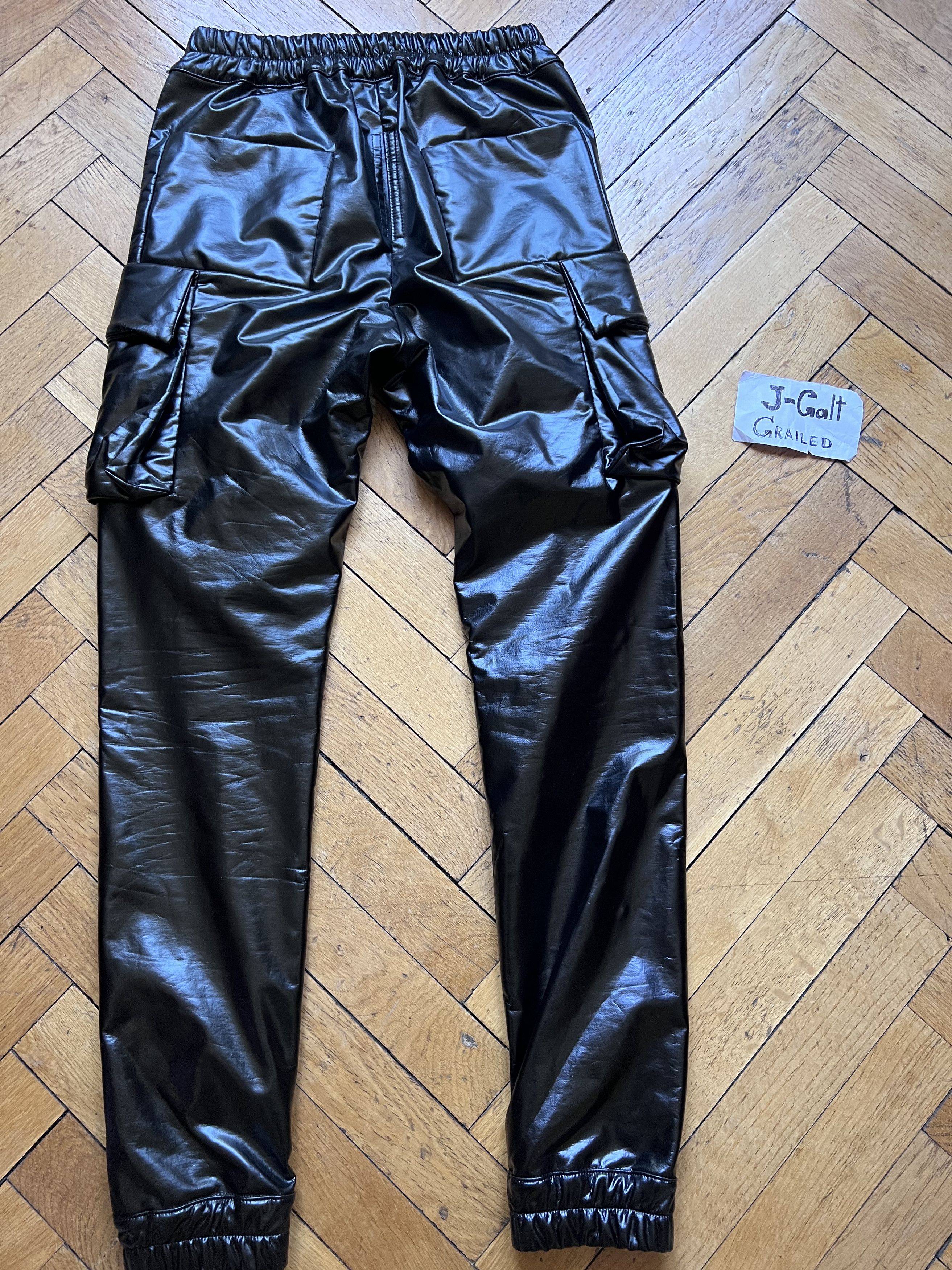 Rick Owens Size "S" Rick Owens Coated Cotton/Poly womens Cargo pant Size 25" / US 0 / IT 36 - 12 Thumbnail