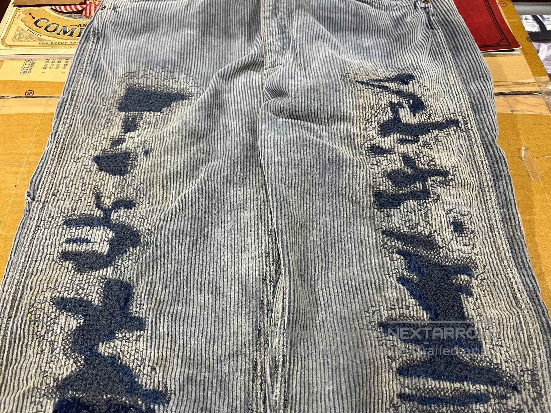 RRL Ralph Lauren rrl patchwork corduroy casual pants. Size US 31 - 7 Thumbnail