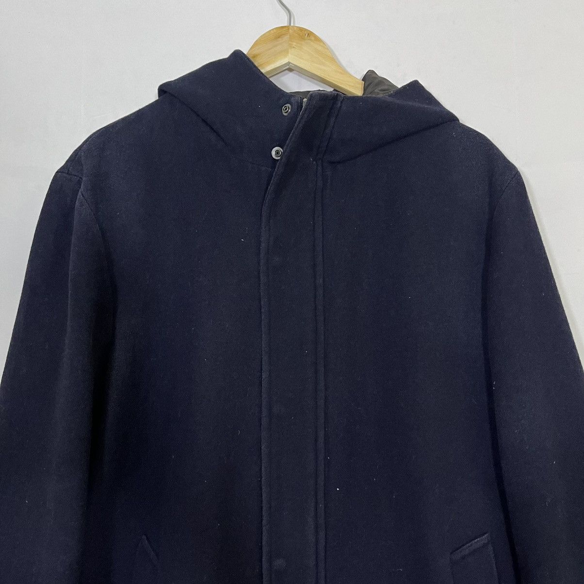 GU GU WOOL LONG HOODED JACKET Size US XL / EU 56 / 4 - 2 Thumbnail