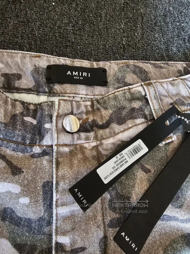 Amiri Amiri Washed Camo Wide. Size US 32 / EU 48 - 3 Thumbnail