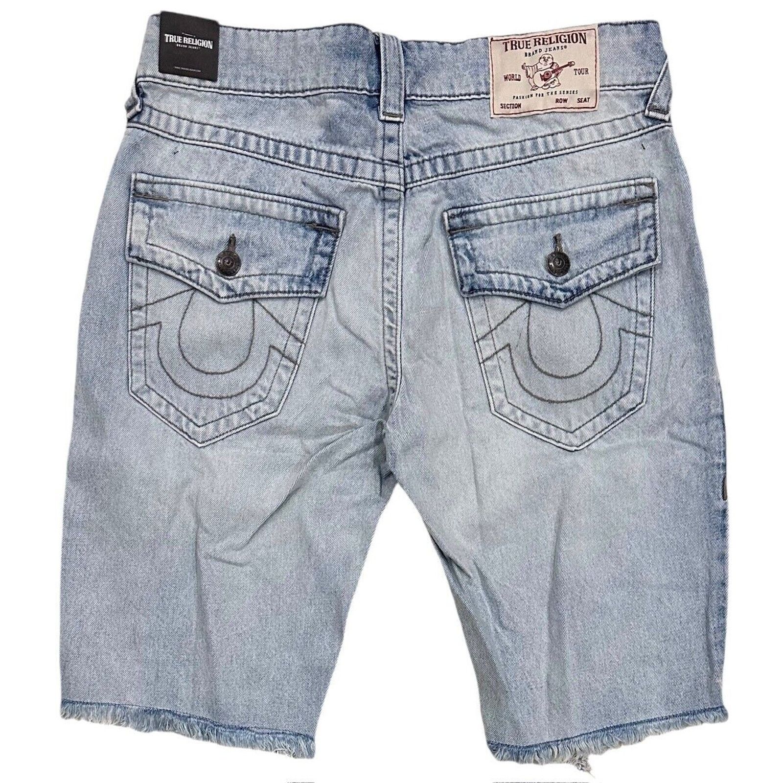 True Religion True Religion Denim Jean Short Distressed Destruct Rip Ricky Size US 30 / EU 46 - 2 Thumbnail