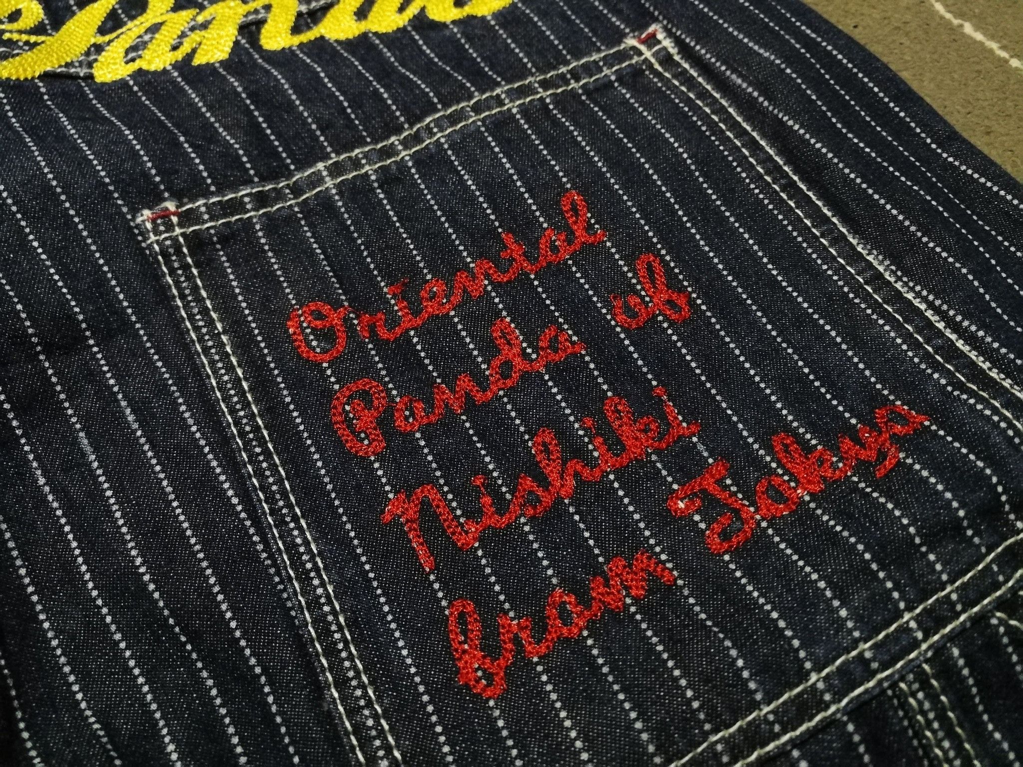 Japanese Brand Oriental Brand NISHIKI X Pandanesta japan denim wabash w38 Size US 38 / EU 54 - 9 Thumbnail