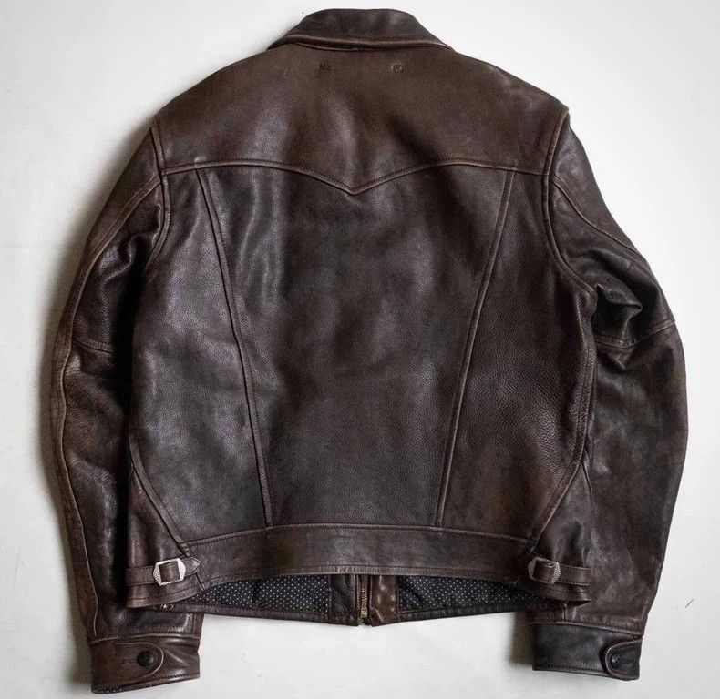 RRL Ralph Lauren RRL Ralph Lauren Vintage vintage cowhide Mendoza jacket Sa Size US M / EU 48-50 / 2 - 3 Thumbnail