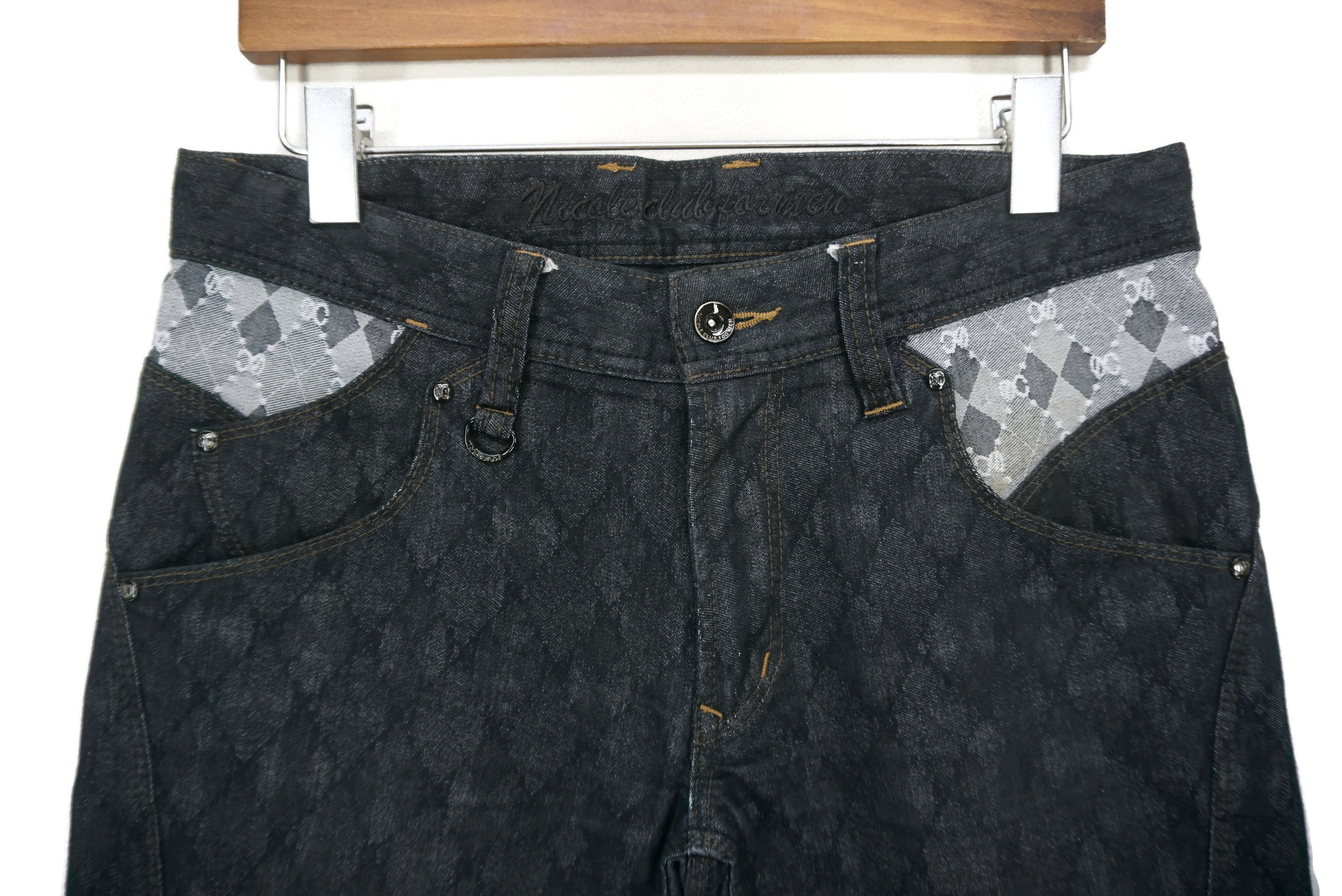 Japanese Brand Nicole Jeans Fit W33xL26.5 Matsuda Low-Rise Cropped Monogram Size US 30 / EU 46 - 3 Thumbnail