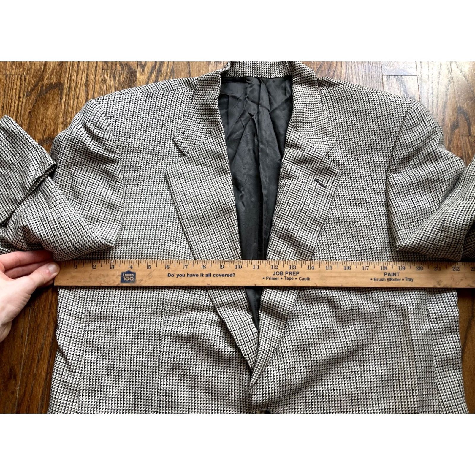 Zanella Zanella Blazer Mens Two-Button Single-Breasted Wool Silk Gray 44 Jacket Quality Sport Coat Vintage? No Size 44R - 7 Thumbnail