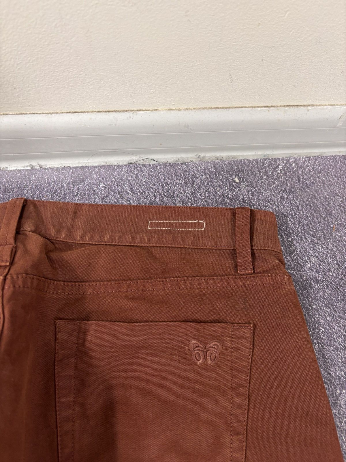 Bottega Veneta Bottega Veneta Men’s Relaxed Loose Fit Coral Brown Jeans Size US 36 / EU 52 - 17 Thumbnail
