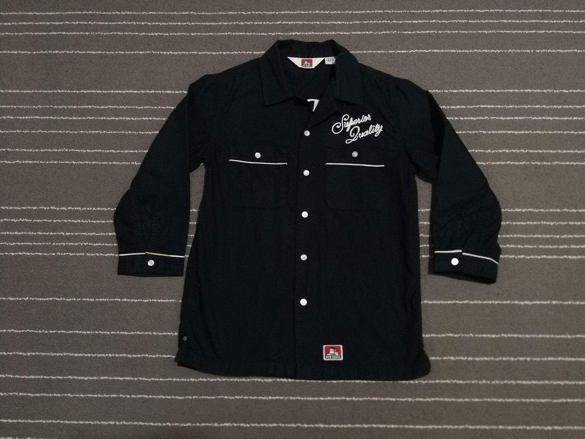 Ben Davis BEN DAVIS bowling shirt 3q XS 2084 Size US XS / EU 42 / 0 - 1 Thumbnail