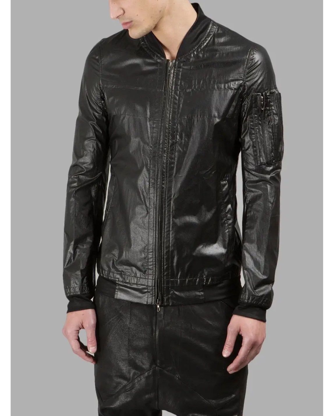 Julius MA JULIUS SS15 Coated Cloth Blouson Jacket | Grailed