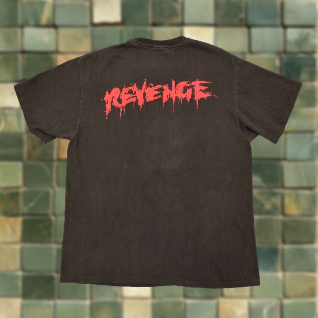Hanes Men's Kiss Revenge TShirt 90s VTG 1990s Rock Band Hanes Black Size M Graphic Tee Mens Size US M / EU 48-50 / 2 - 1 Thumbnail