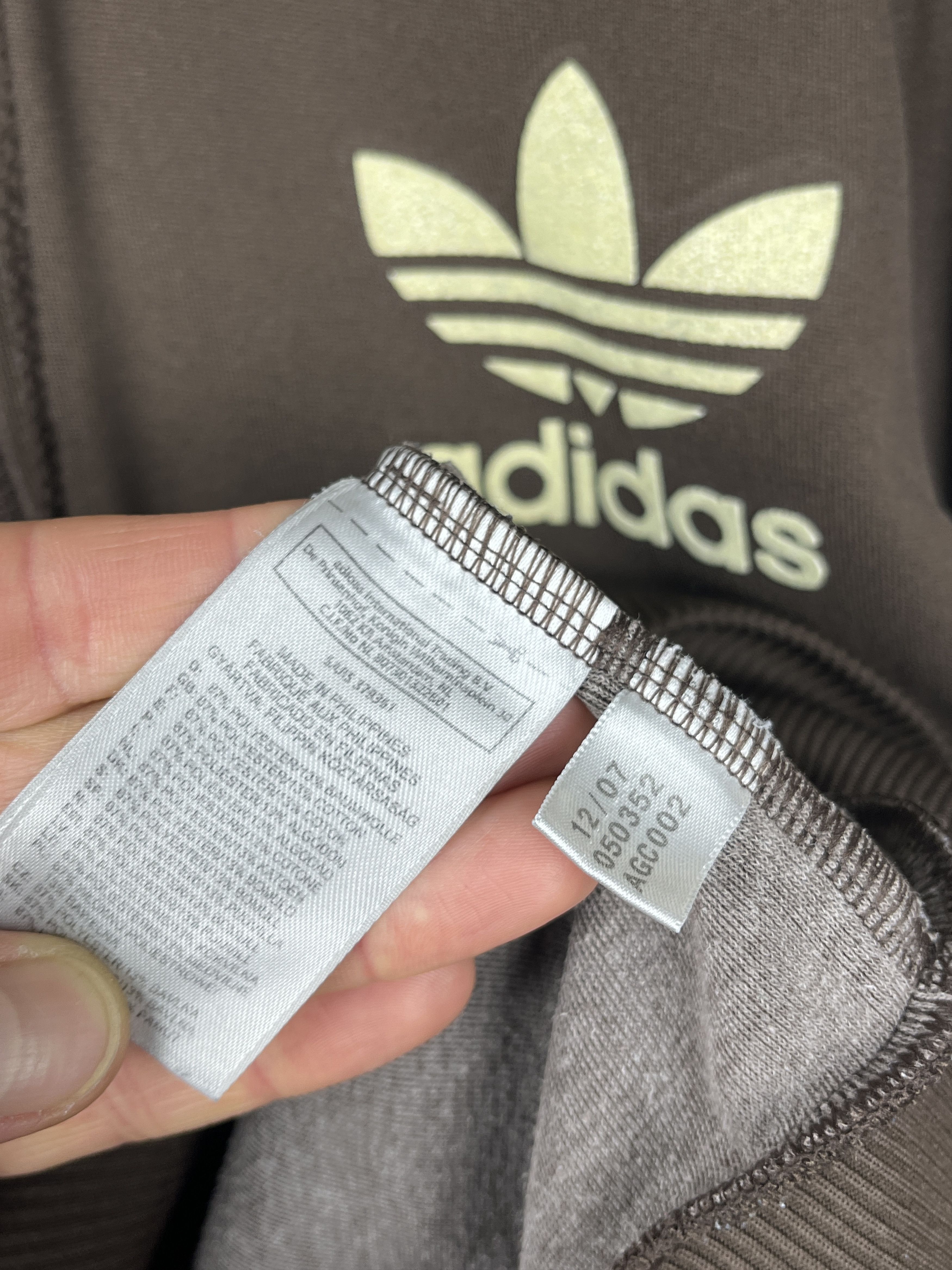 Adidas × Vintage 00's Adidas Originals Big Trefoil Vintage Zip Track Hoodie Size US M / EU 48-50 / 2 - 16 Thumbnail