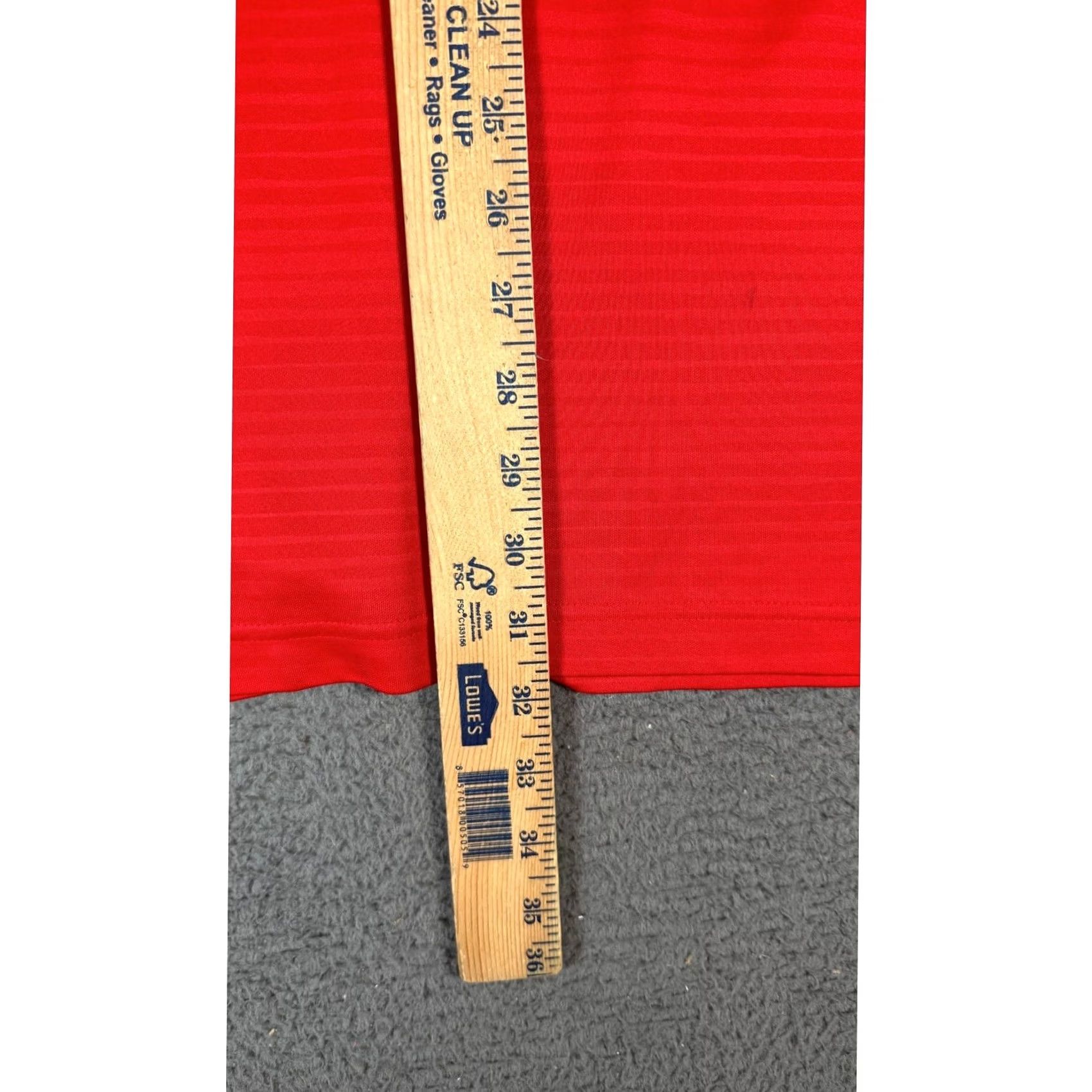 Under Armour Under Armour HeatGear Polo Shirt Athletic Training Red Loose Fit 2XL Men Size US XXL / EU 58 / 5 - 4 Thumbnail