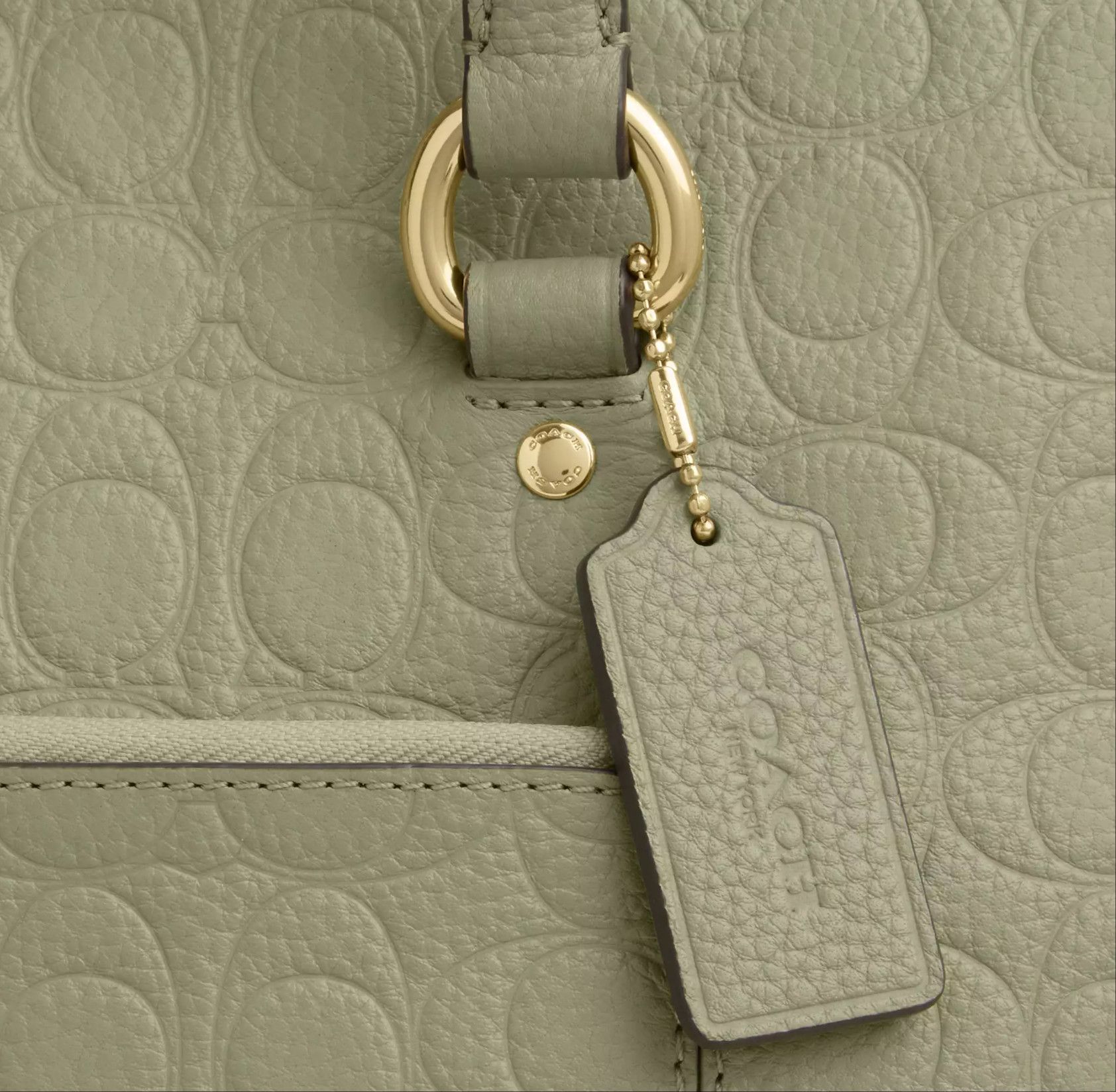 Coach Station Tote Bag In Signature Leather CEW04 Size ONE SIZE - 17 Thumbnail
