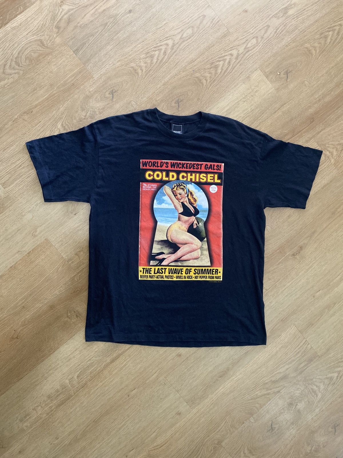 Band Tees Vintage 90s 💥 Band Australia Musician COLD CHISEL Size US XL / EU 56 / 4 - 1 Thumbnail