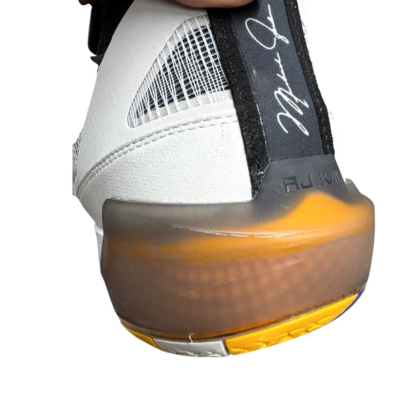 Jordan Brand Nike Air Jordan 37 Beyond Borders Mens 13 Sneaker Light Bone Dark Concord Ivory Leno-Weave DD6958-060 2022 Athletic Basketball Shoes Size US 13 / EU 46 - 7 Thumbnail