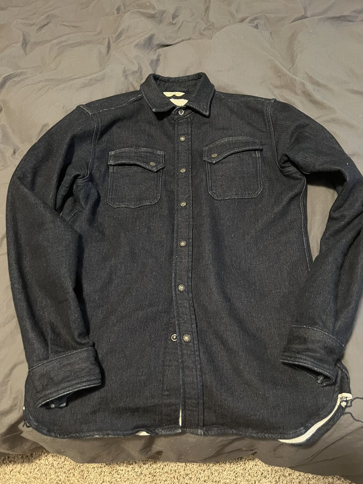 3sixteen Selvedge indigo stretch western | Grailed