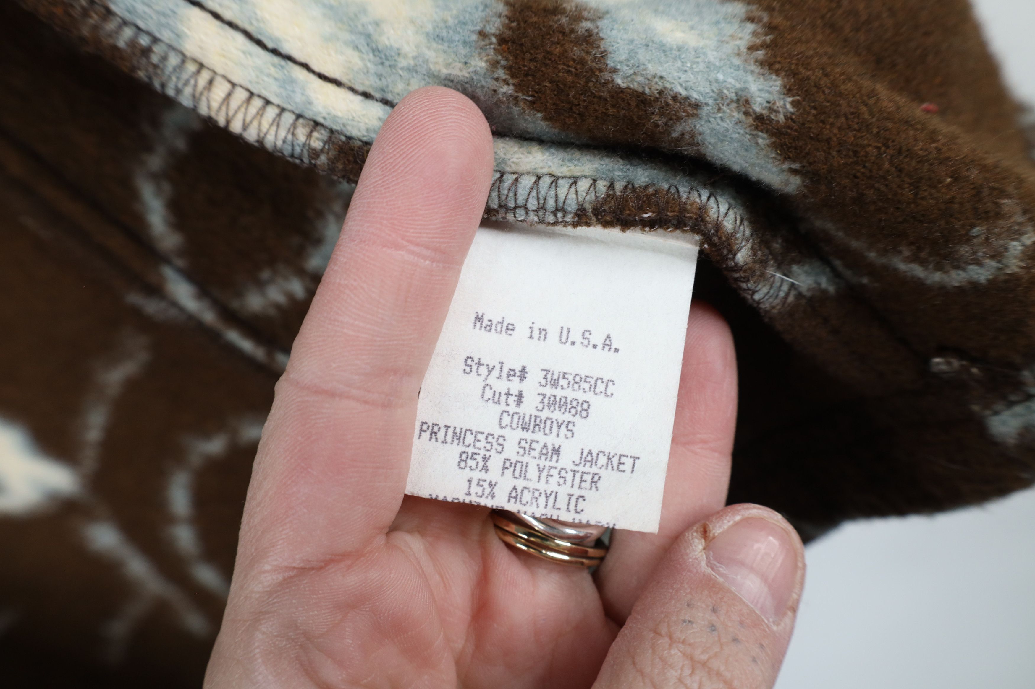 Vintage Vintage 90s Streetwear Equestrian All Over Print Jacket Coat Size S / US 4 / IT 40 - 7 Thumbnail