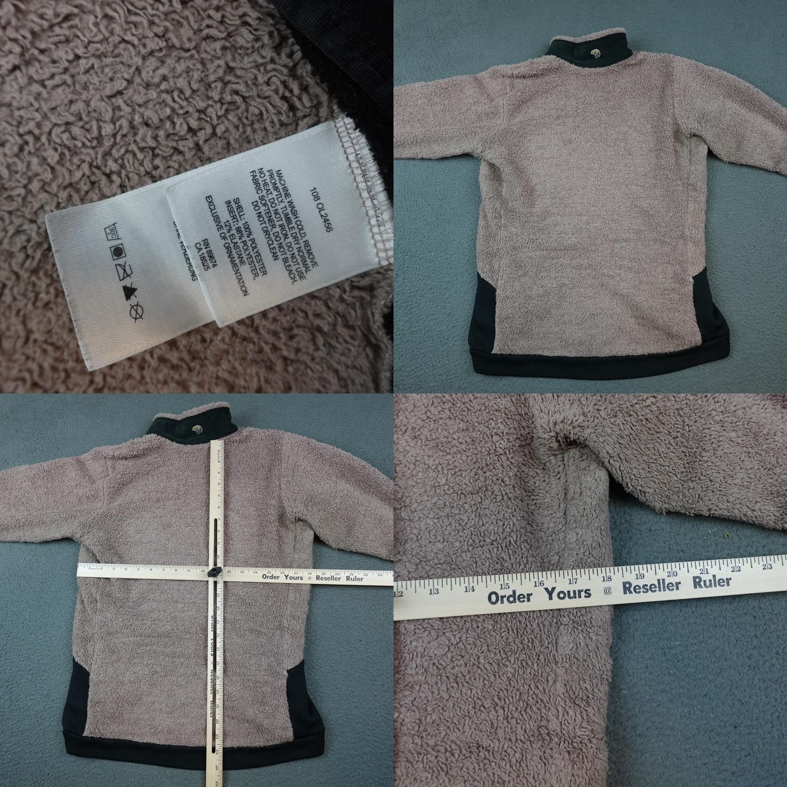 Mountain Hardwear Mountain Hardwear Jacket Womens M Brown Fleece Full Zip Pockets Outdoor Casual Homewear Size M / US 6-8 / IT 42-44 - 8 Thumbnail