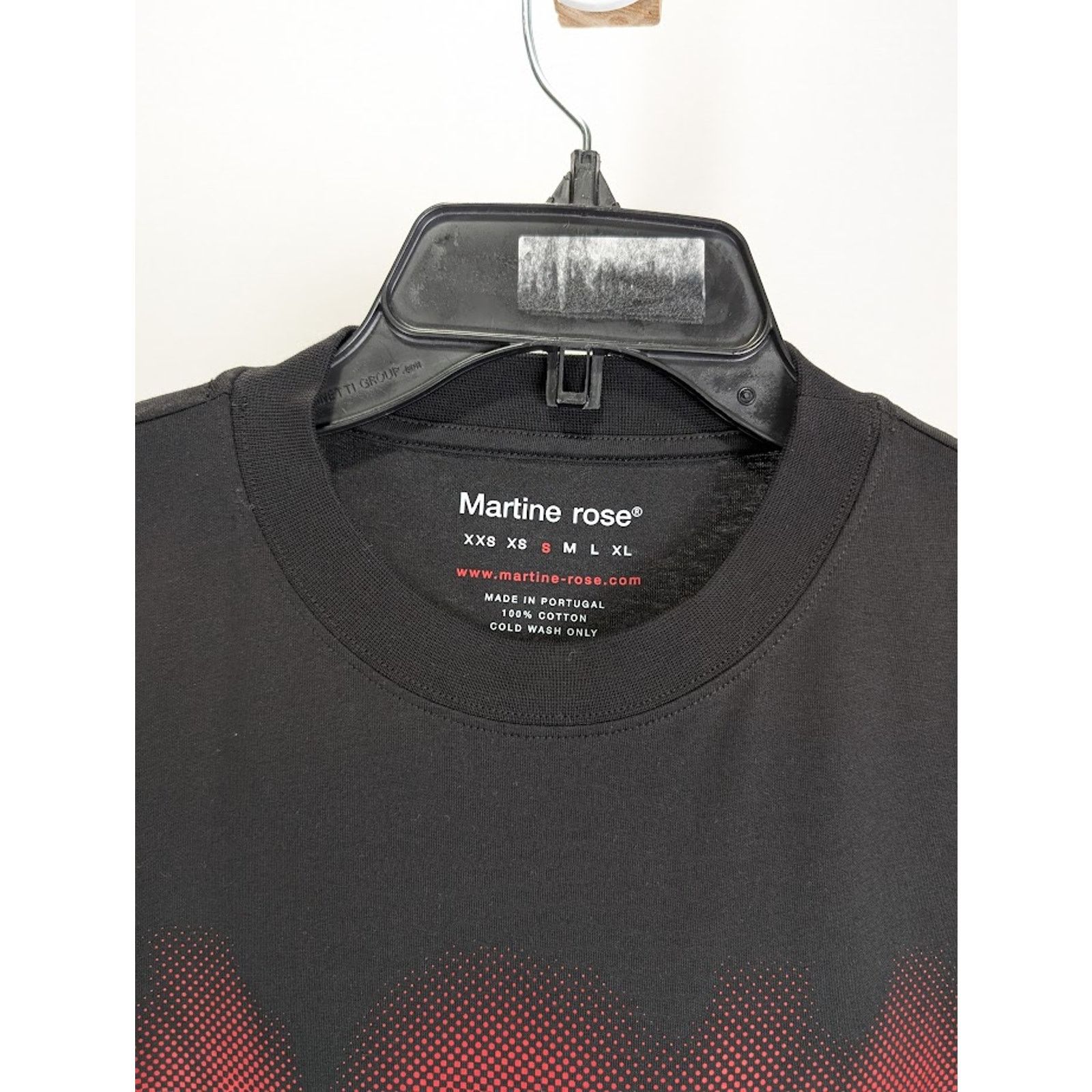 Martine Rose o1rshd1 Oversize Short Sleeve T-Shirt in Black XL Size US XL / EU 56 / 4 - 3 Thumbnail