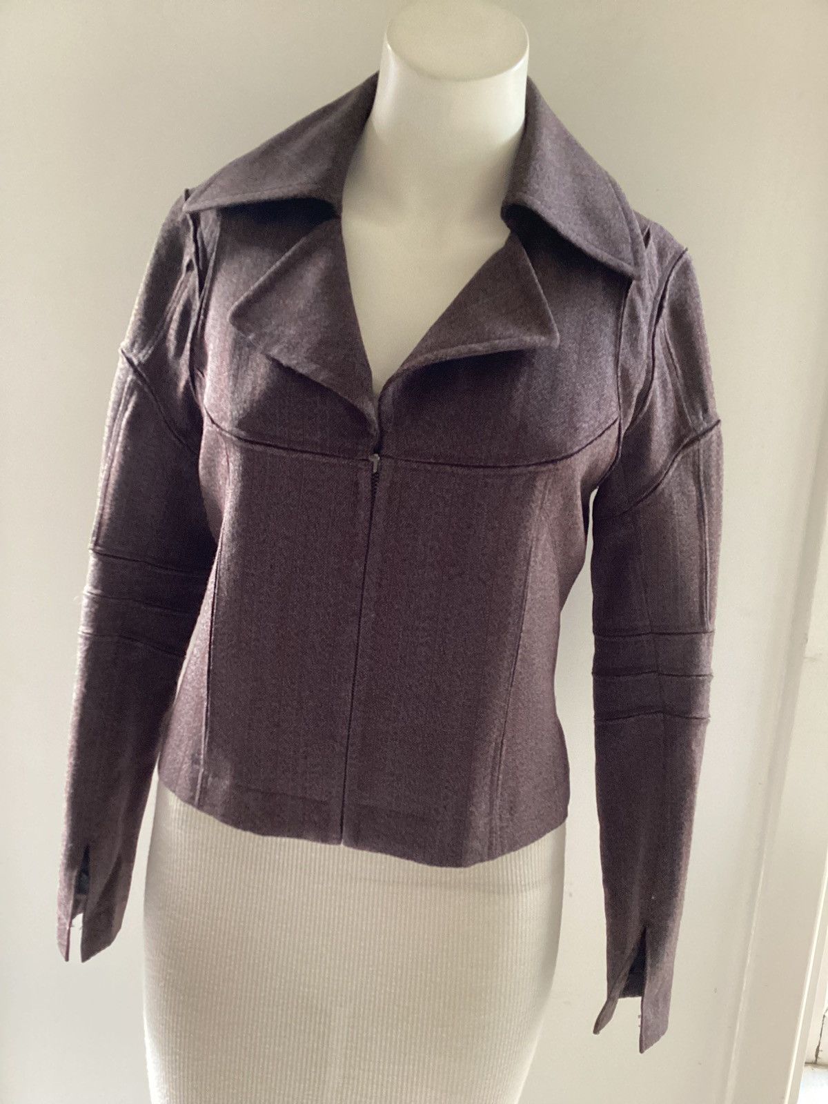 Junya Watanabe JUNYA WATANABE A/W1995 BULGE bonded wool Jacket D-TK 9210 Size S / US 4 / IT 40 - 11 Thumbnail