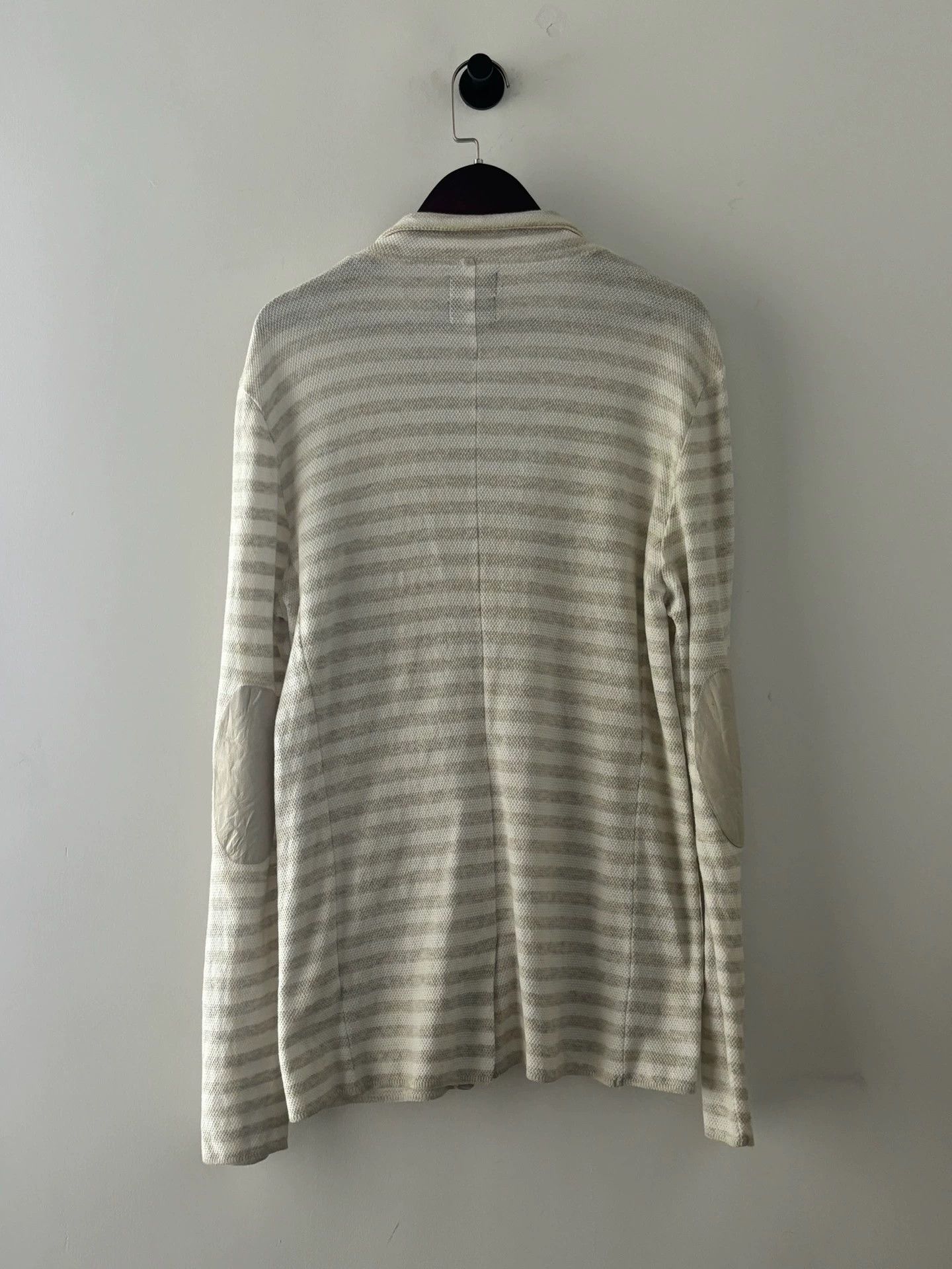 Maison MIHARA YASUHIRO MIHARA YASUHIRO Knit Blazer S Ecru Elbow Lthr Patch Japan Size US S / EU 44-46 / 1 - 5 Thumbnail