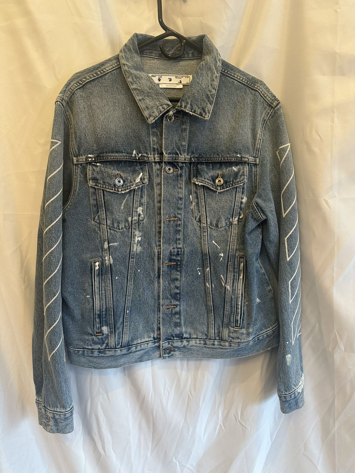 Off-White Off-White Denim Jacket Size US L / EU 52-54 / 3 - 1 Thumbnail