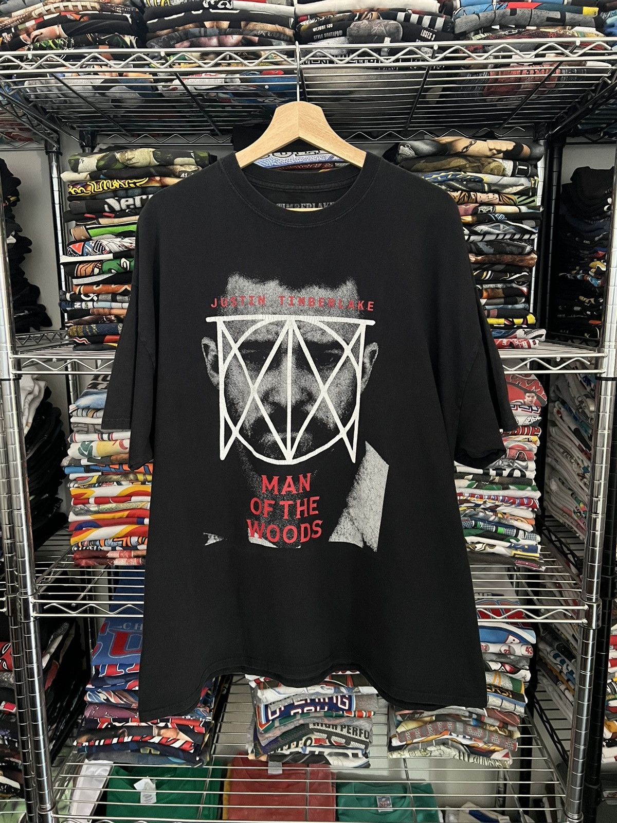 Band Tees Justin Timberlake Man on the Woods Album Tour Tee Size US XXL / EU 58 / 5 - 1 Thumbnail