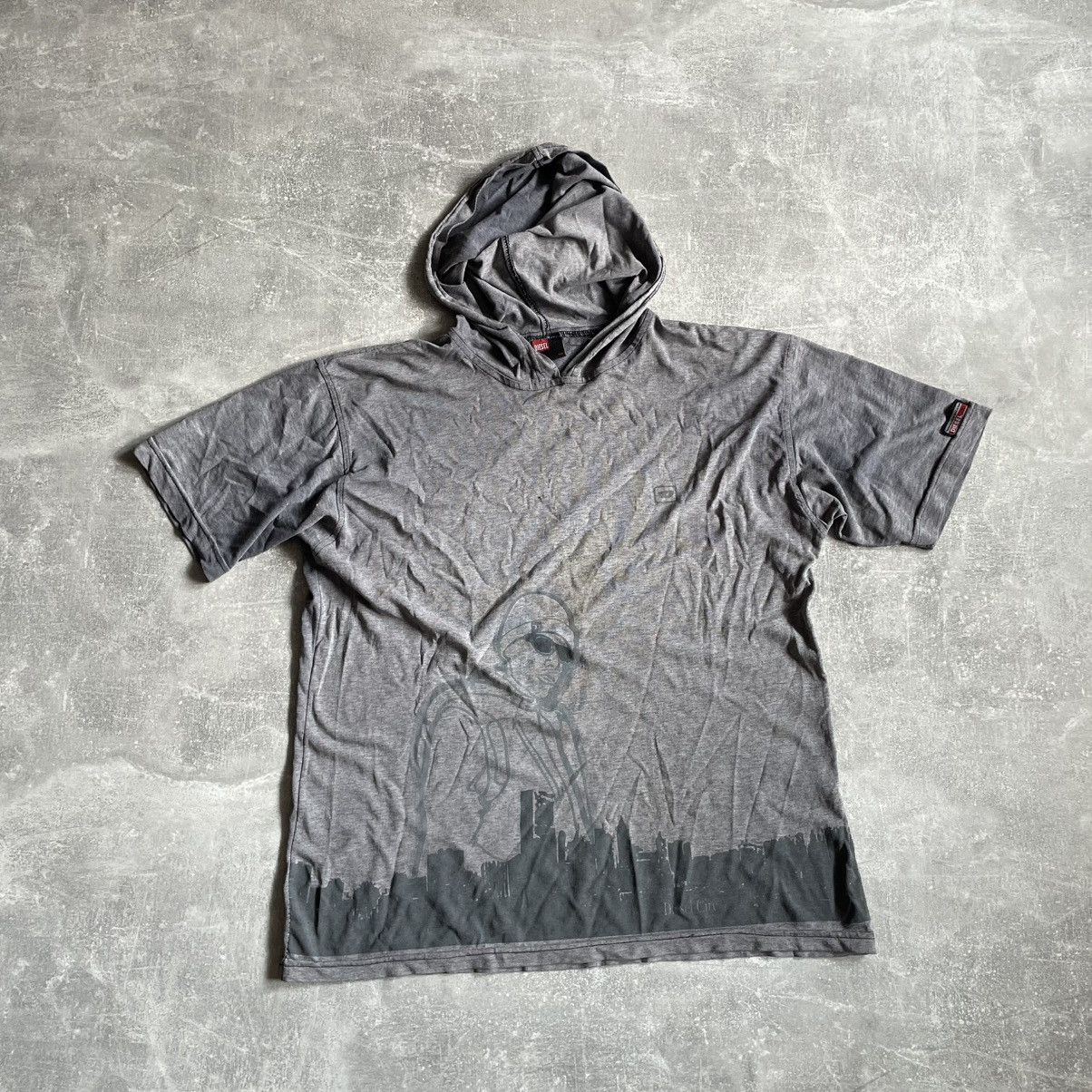 Diesel skate y2k Hype Diesel Hoodie shirt tee hooded south wu rap Size US S / EU 44-46 / 1 - 1 Thumbnail