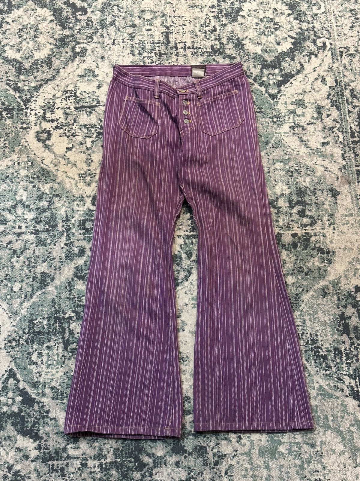 Japanese Brand Japanese Ozone Community Hickory Double Pocket Pants Size US 27 - 5 Thumbnail