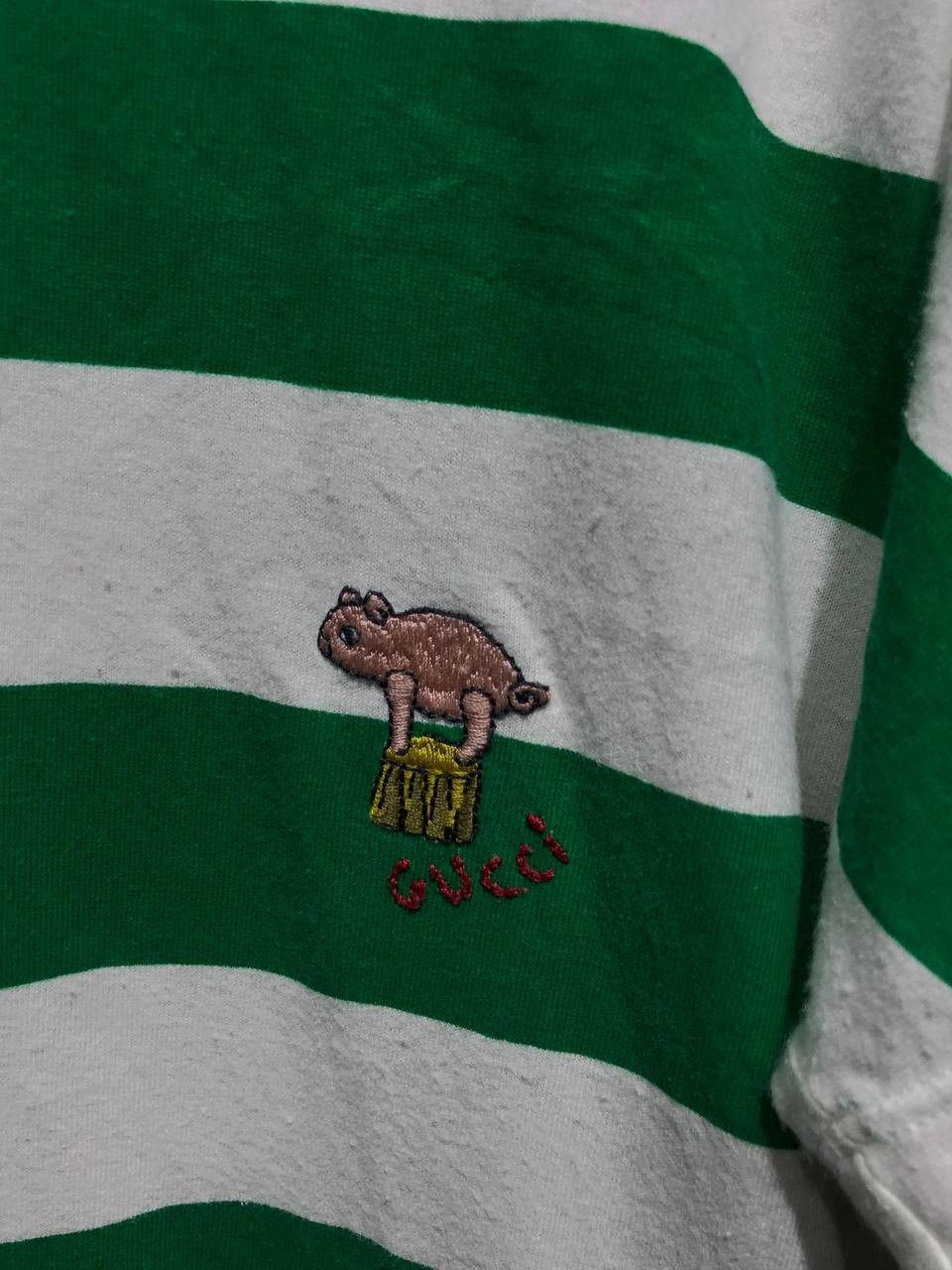 Gucci Gucci Pig Logo embroidered tee Size US L / EU 52-54 / 3 - 2 Thumbnail
