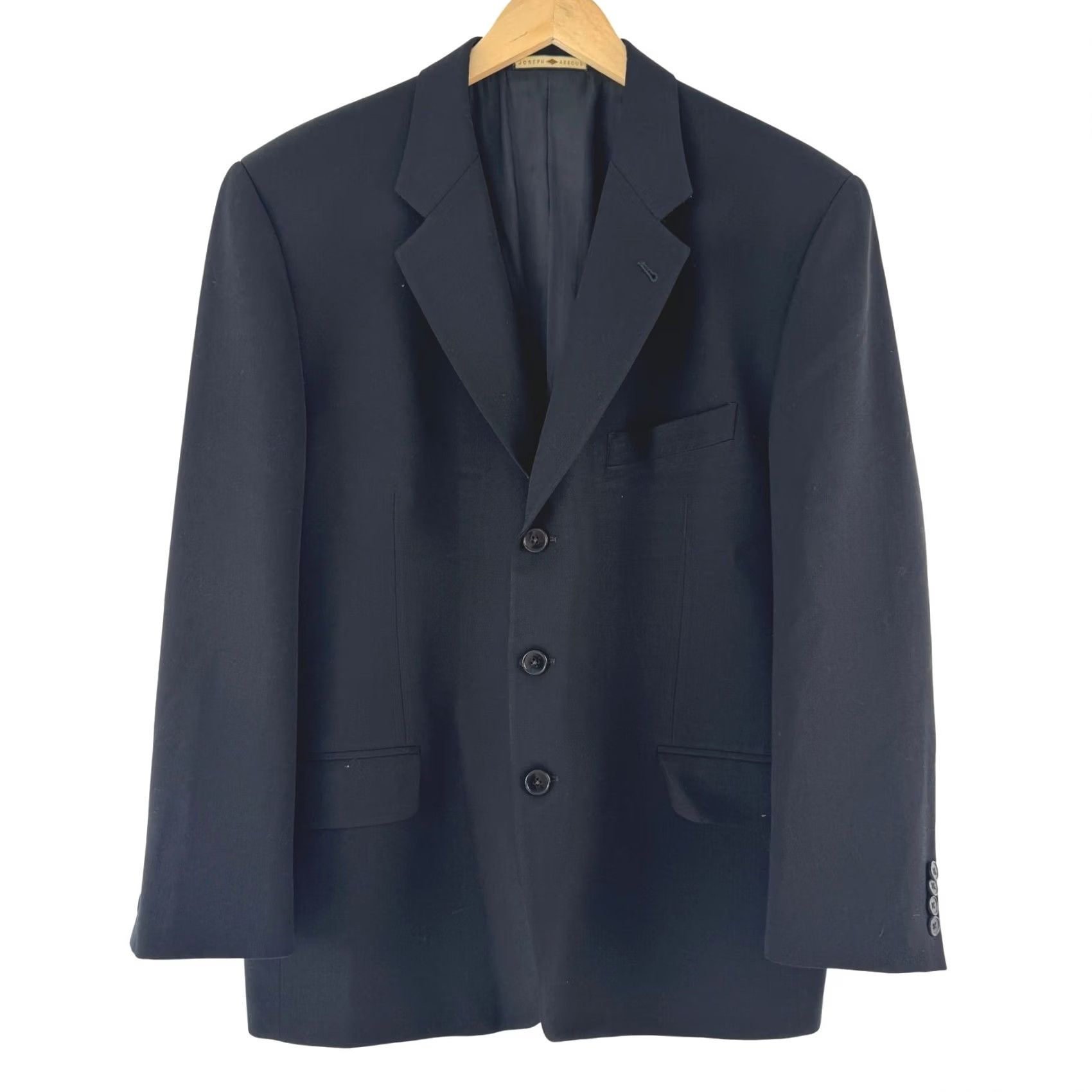 Joseph Abboud Joseph Abboud Blazer Jacket Black 100% Wool Notch Lapel 42 Short Men's Size 42 Regular Formal Sport Coat Size US 42 / EU 58 - 2 Thumbnail
