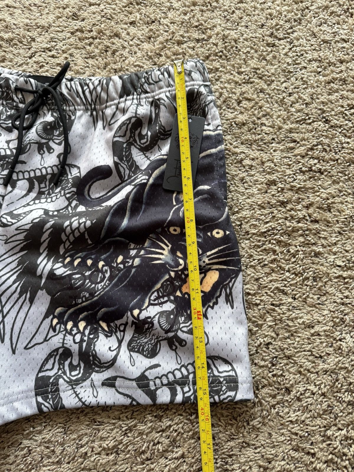 Ed Hardy Ed Hardy full print shorts tattoo skull pantera Size US 36 / EU 52 - 6 Thumbnail