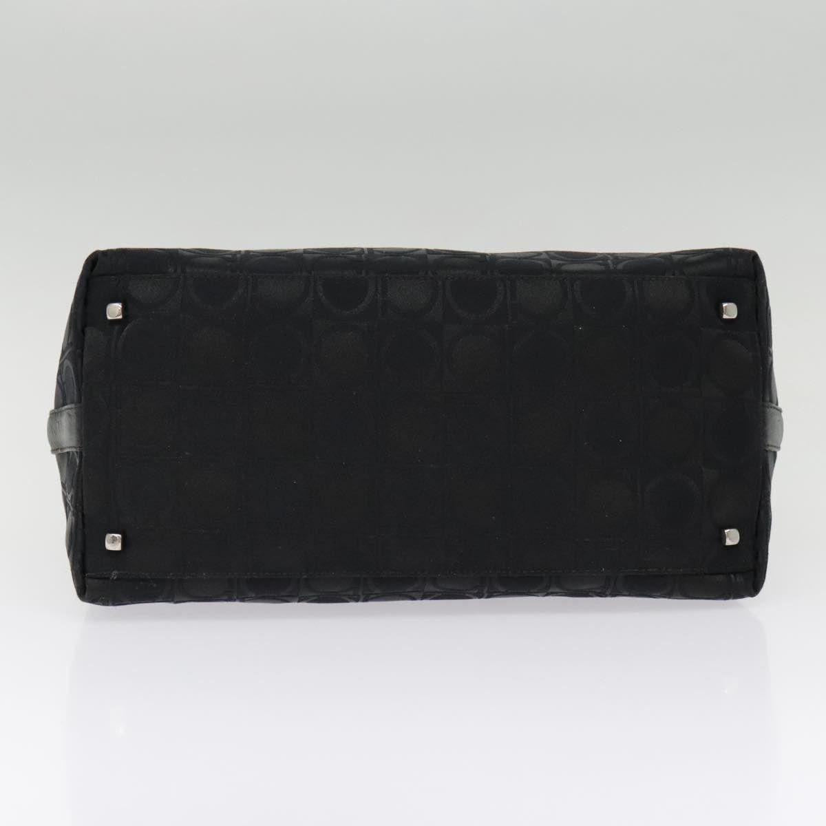 Salvatore Ferragamo Salvatore Ferragamo Gancini Shoulder Bag Nylon Black Silver Size ONE SIZE - 5 Thumbnail