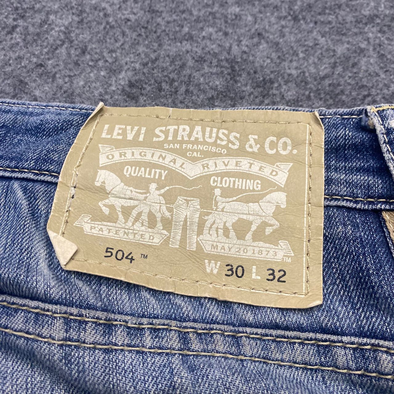 Levi's 💥Best Offer💥Vintage Levis 504 Distressed Denim Size US 34 / EU 50 - 13 Thumbnail