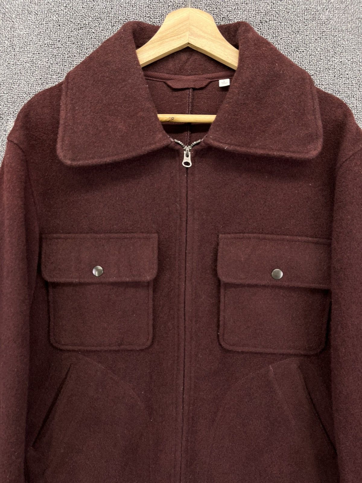 Lemaire × Uniqlo Lemaire x Uniqlo Rare Multipocket Luxury Wool Jacket Size L / US 10 / IT 46 - 5 Thumbnail
