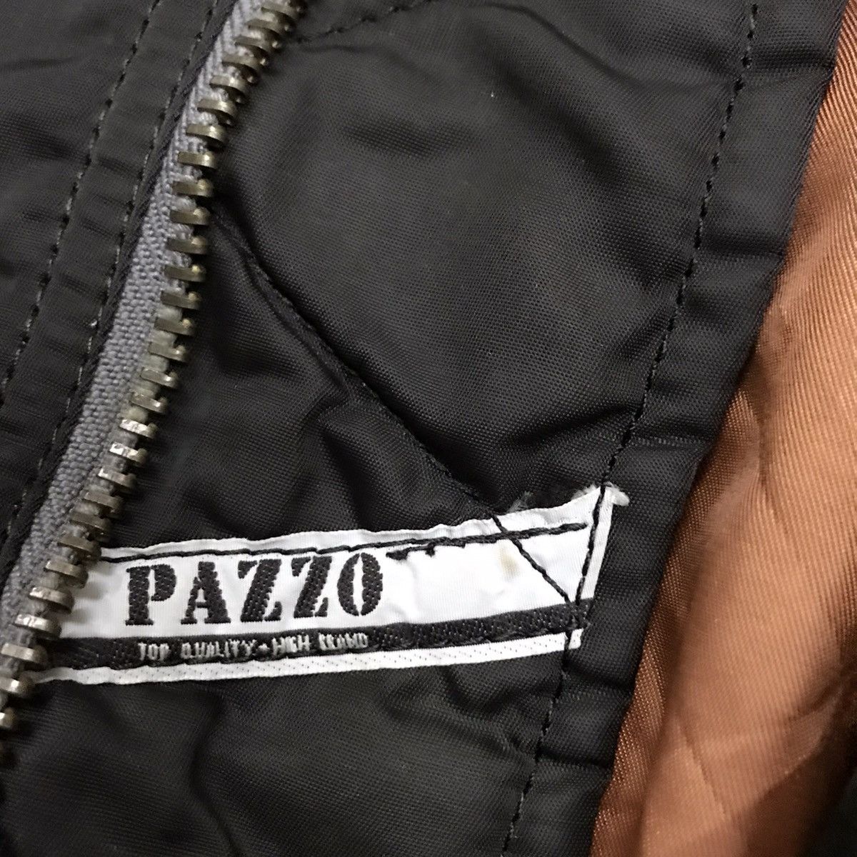 Japanese Brand × Vintage Vintage Pazzo Brand Cold Weather Bomber Flight Jacket Hoodie Size US M / EU 48-50 / 2 - 15 Thumbnail