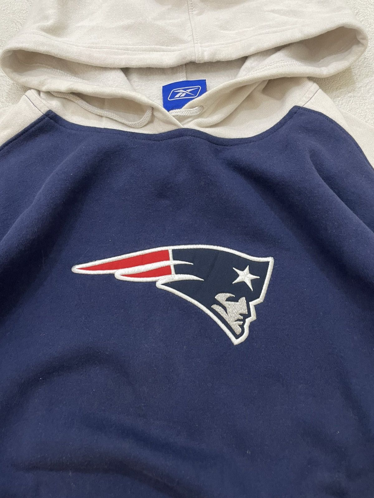 If Six Was Nine 2000s NFL New England Patriots Hoodie Reebok Y2K Japanese Size US XXL / EU 58 / 5 - 2 Thumbnail