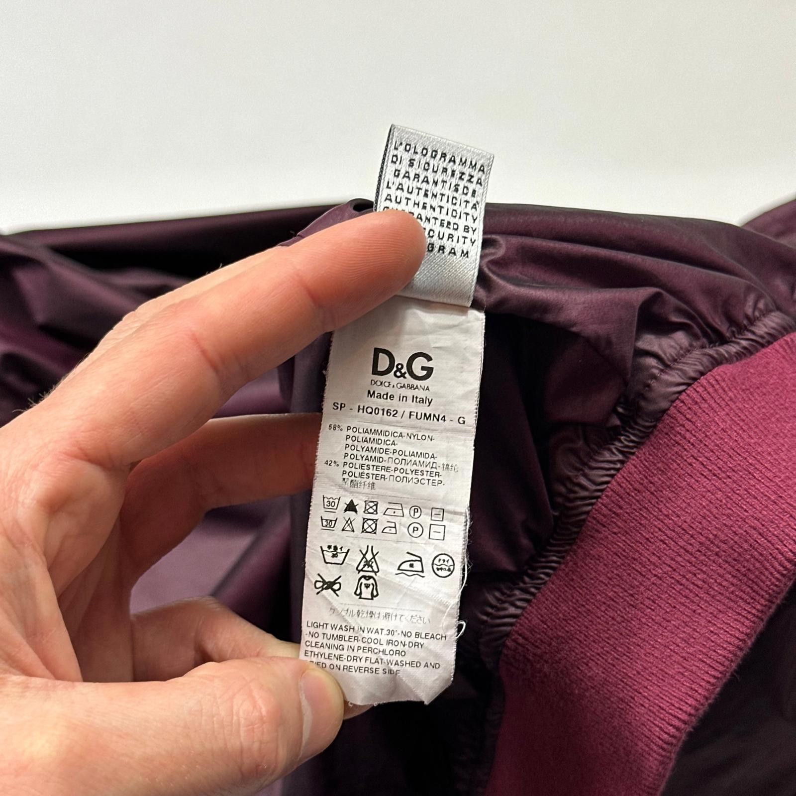 Dolce & Gabbana D&G 00’s Dolce & Gabbana Iridescent Nylon Bomber Jacket - M Size US M / EU 48-50 / 2 - 8 Thumbnail