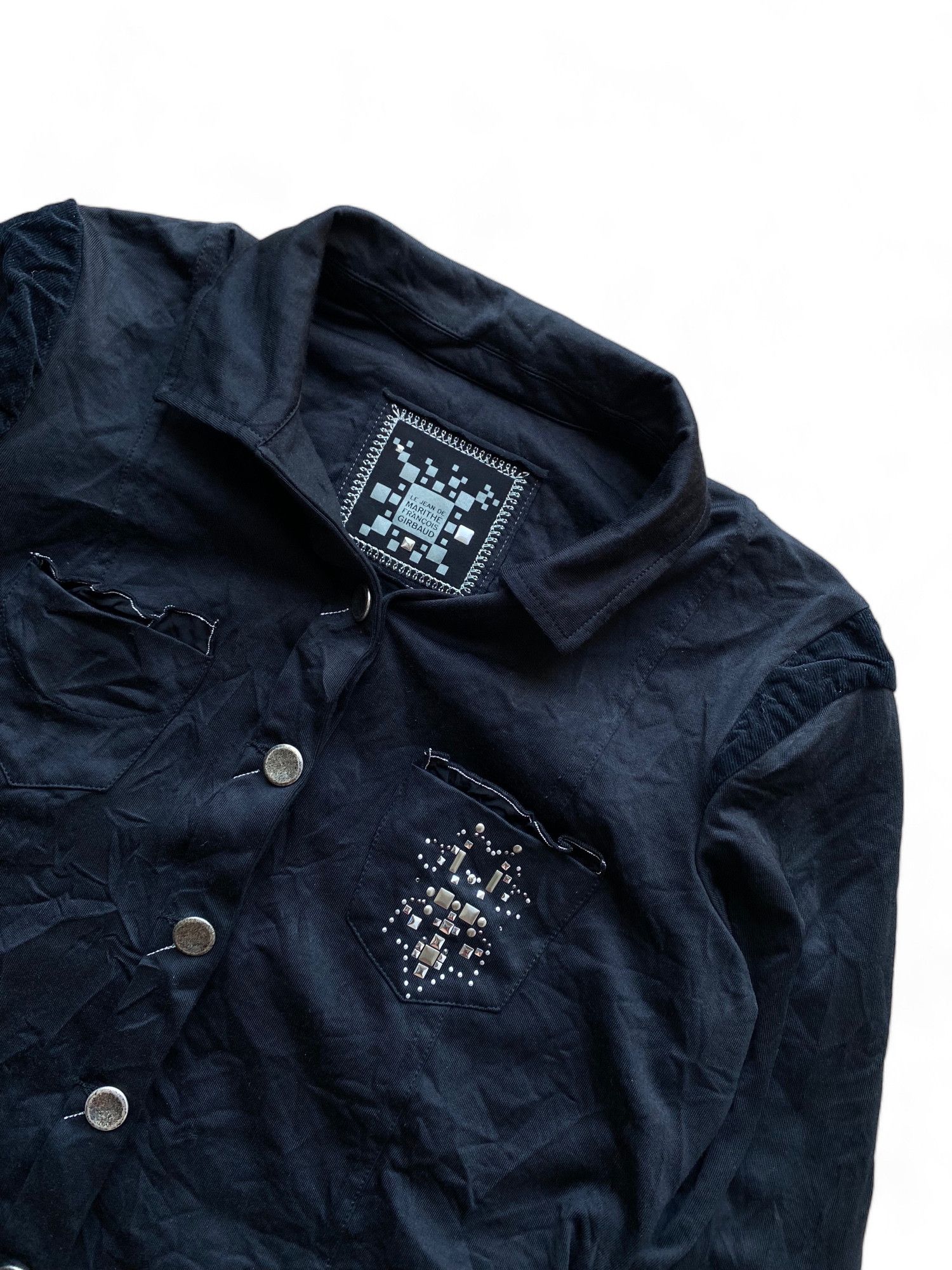 Marithe + Francois Girbaud Vintage Marthe Francois Girbaud denim jacket Size M / US 6-8 / IT 42-44 - 3 Thumbnail