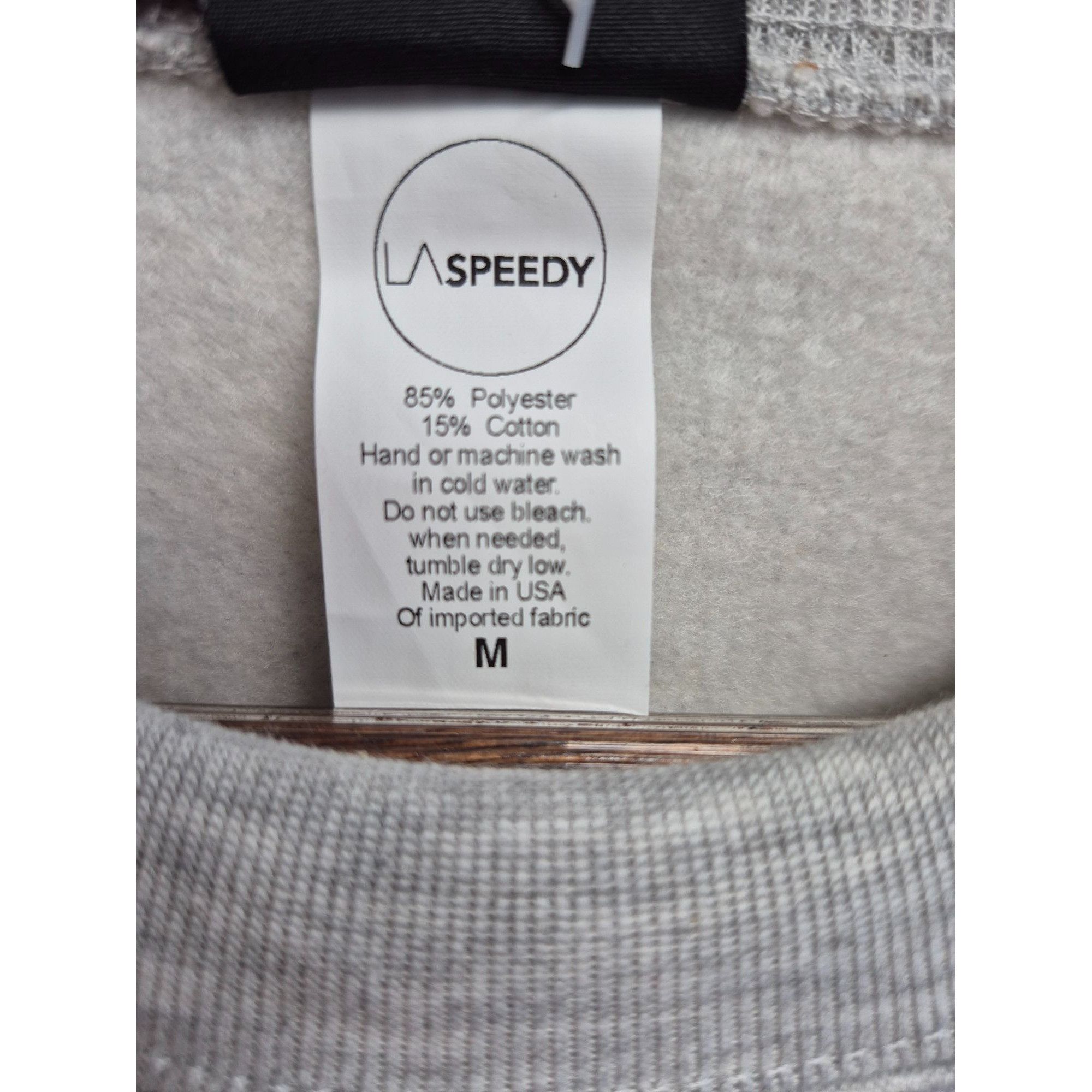 Other La Speedy Gray Crewneck Sweatshirt M Polyester Cotton Blend Size US M / EU 48-50 / 2 - 4 Thumbnail