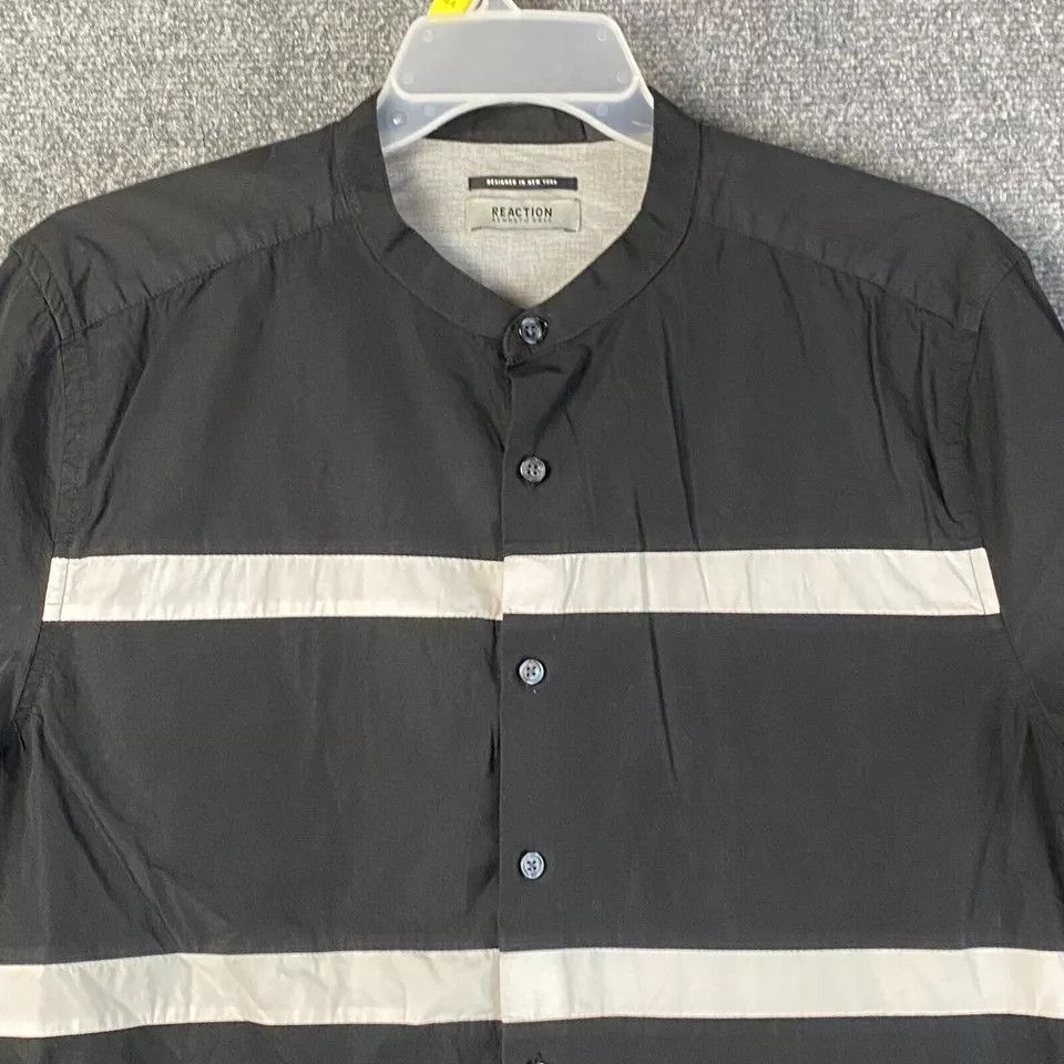Kenneth Cole Reaction Kenneth Cole Shirt Mens XL Grandad Collar Adults Size US XL / EU 56 / 4 - 2 Thumbnail