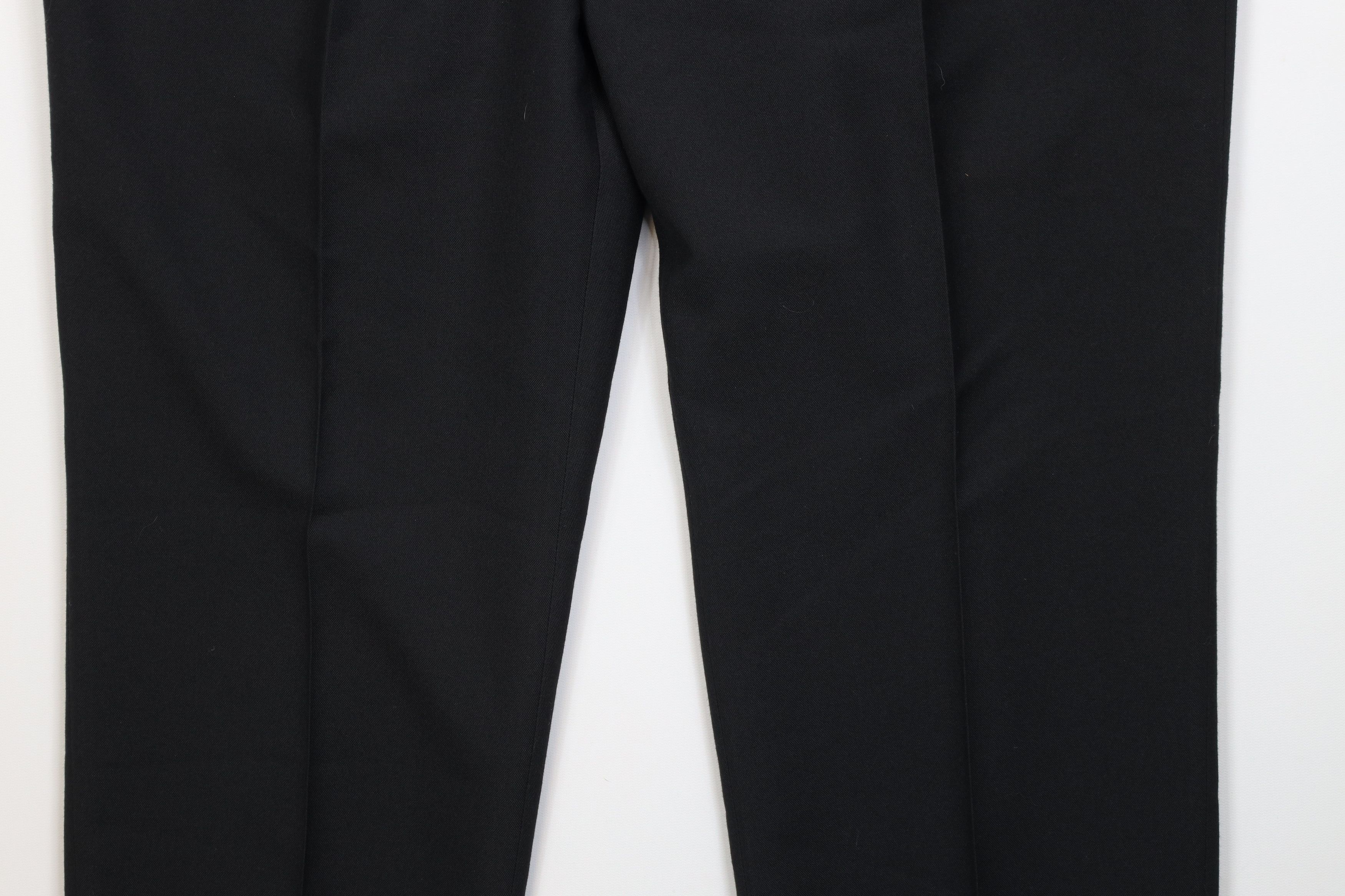 Vintage Vintage 90s Streetwear Knit Wide Leg Chino Pants Black Size US 40 / EU 56 - 4 Thumbnail