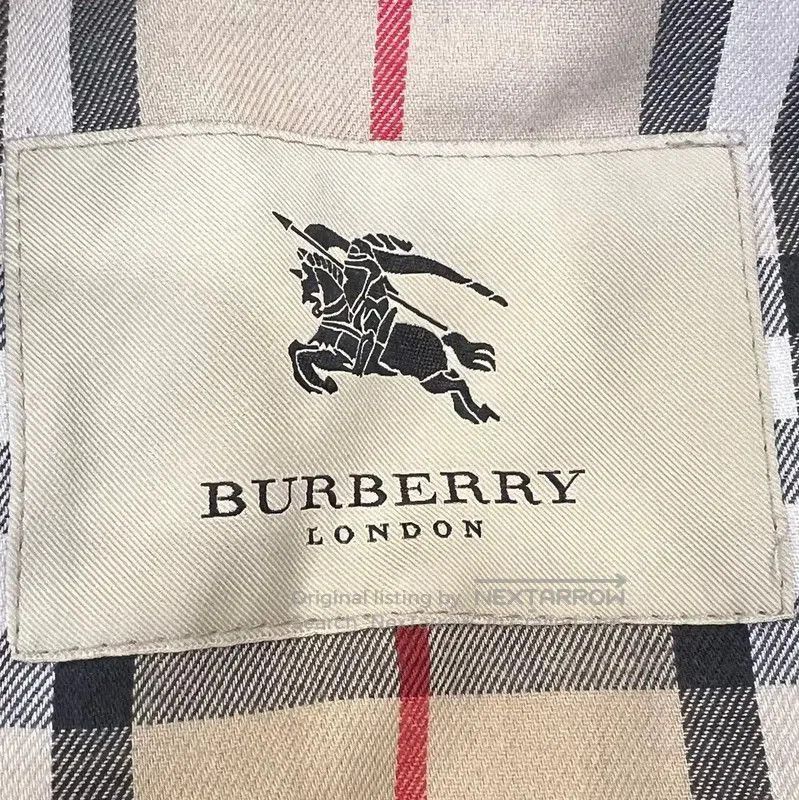 Burberry Burberry Black Cotton Mid-Length Trench Coat. Size S / US 4 / IT 40 - 5 Thumbnail