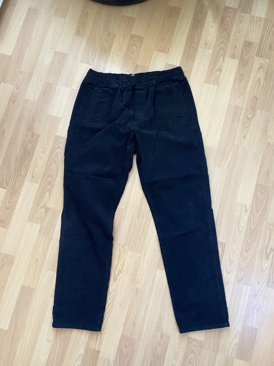 Bottega Veneta Black Corduroy Bottega Pants Size US 37 - 1 Thumbnail