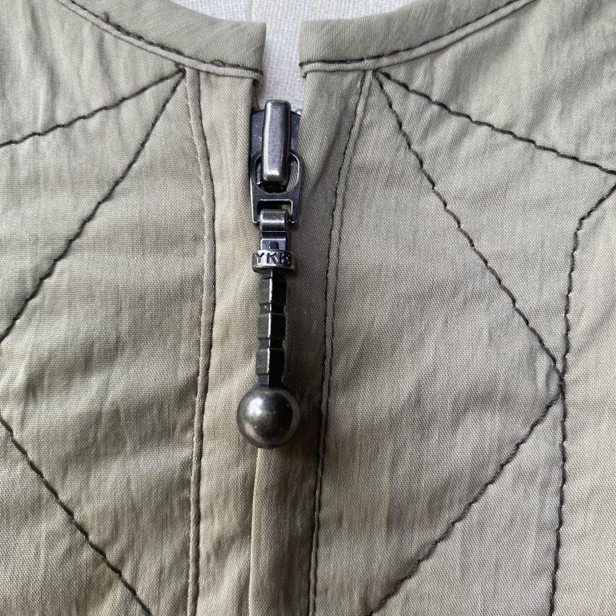 Kansai Yamamoto KANSAI BIS Beige Zip Jacket with Pocket Detail Size M / US 6-8 / IT 42-44 - 13 Thumbnail