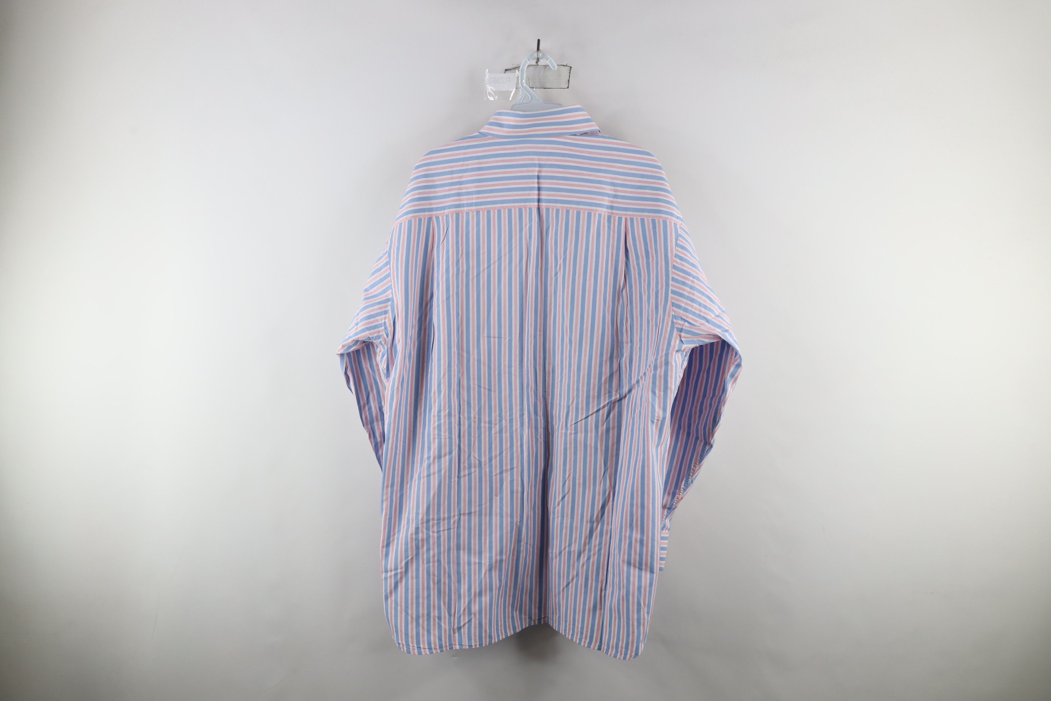 J.McLaughlin × Vintage Vtg 90s J McLaughlin Block Cotton Oxford Button Down Shirt Size US XL / EU 56 / 4 - 9 Thumbnail