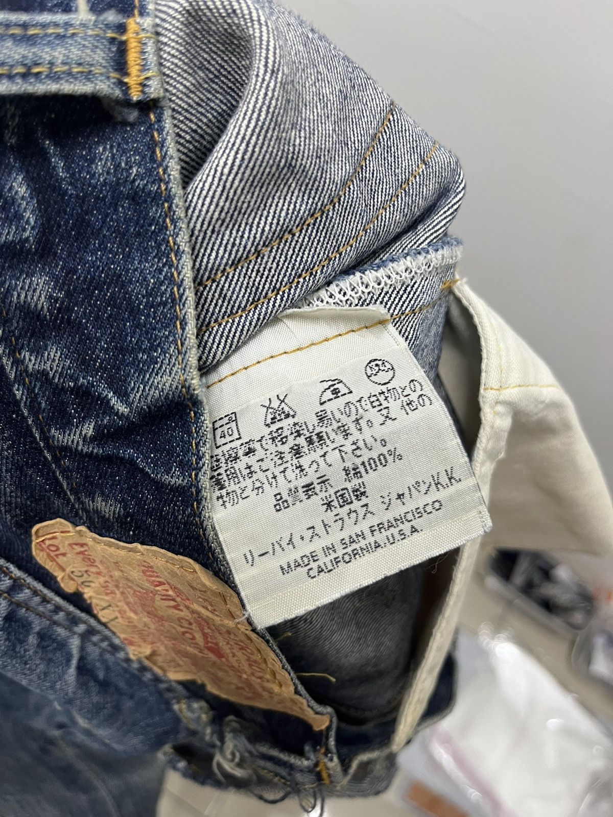 Levi's Vintage Levis 501 XX Big E Selvedge Repaired Denim W30 Size US 30 / EU 46 - 7 Thumbnail